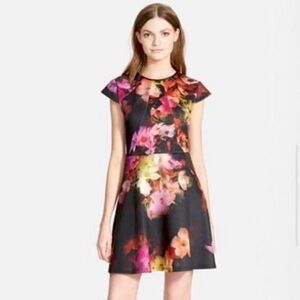 Ted Baker London EMBLA Cascading Floral Skater Dress